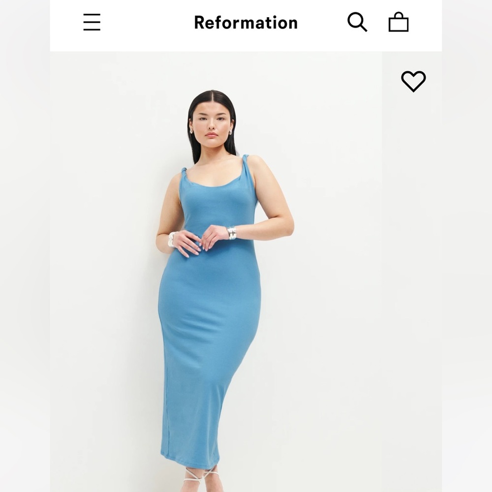 Reformation knit dress